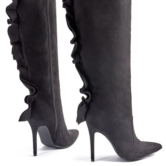 JustFab Shoes - Norelle Heeled Knee High Boot